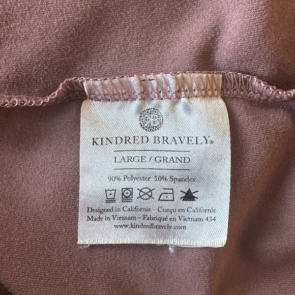 Kindred Bravely Mauve Nursing Tank Top Large Sleeveless Maternity Layering - Picture 4 of 7